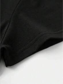 Camiseta de Verano para Mujer, Estilo Vintage con Estampado Gráfico de Sandía, para Todas las Temporadas, 100% Algodón, Estampado en una Sola Cara, Cuello Redondo, Manga Corta, Unisex, Capa Base, Moderna, Fresca y Cómoda - Negro - Ver 3