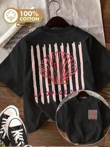 Dam-T-shirts - Svart - Visa 1
