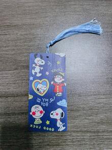 1 chiếc thẻ đánh dấu sách hình SNOOPY hoạt hình chất lượng cao, thẻ đánh dấu sách bằng acrylic dễ thương kèm mặt dây chuyền bông, phong cách anime, vật dụng cần thiết cho thẻ đánh dấu sách, phần thưởng thú vị cho học sinh, đồ sưu tầm bền, quà tặng tiệc tùng/tốt nghiệp/Ngày của Mẹ/đám cưới cho bạn bè và gia đình - Nhiều màu - Xem 13