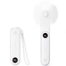 Sweetfull Mini 手持便攜式冷風扇,可折疊 USB 充電便攜風扇,附 LED 顯示螢幕與緊急手電筒,適合戶外露營、海灘、旅行及個人桌面冷氣,時尚禮品,適合夏季男女使用 - 多色的 - 查看 15