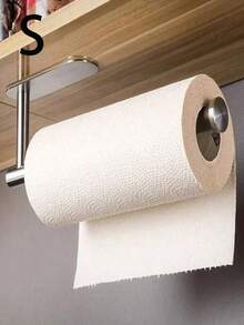 1 pièce Porte-papier toilette autoadhésif en acier inoxydable, boîte de mouchoirs montée au mur, étagère de rangement gain de place pour salle de bain et cuisine, cadeau idéal pour maman, été - Multicolore - Voir 14