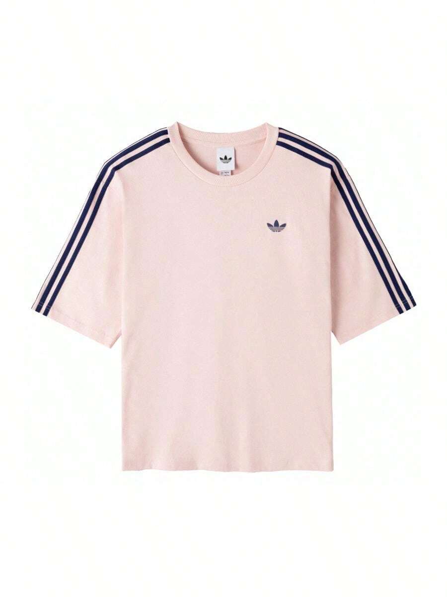 Adidas 2026夏季新款男士条纹圆领短袖T恤、运动T恤和背心 KG6334 - KG6334 - 查看 1