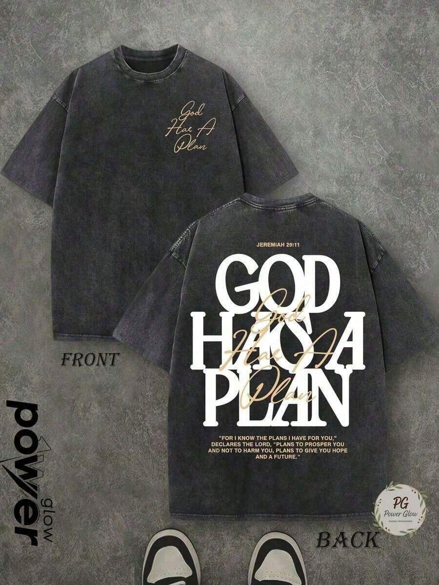 1 pieza Camiseta de manga corta de cuello redondo oversize unisex desgastada y lavada, 100% algodón pesado de 220g, diseñada por artistas Y2K estilo americano vintage, estampado gráfico de nombres de ciudades, ideal para uso diario, conciertos y festivales - Negro - Ver 1