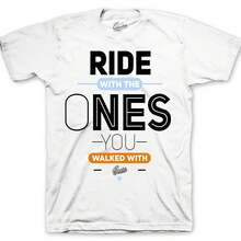 Camisetas a juego con Retro 1 Alaska White - Ride Sneaker Tees - forma - Ver 1