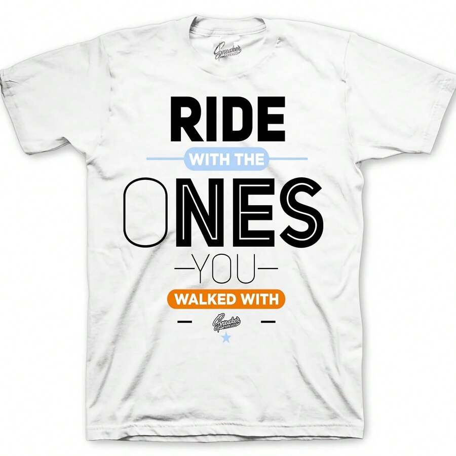 Camisetas a juego con Retro 1 Alaska White - Ride Sneaker Tees - forma - Ver 1