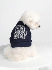 1 pieza Ropa para mascotas, Ropa linda para perros/gatos pequeños, Serie de sudaderas cómodas, Adecuada para primavera y otoño - Multicolor - Ver 2