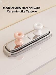 2pcs Donut Shaped Toilet Flush Button Extender, Nail Protector Flush Press Tool, Universal Bathroom Accessory, Easy-Press Design For Long Nails, Practical Helper For Daily Home Toilet Use - Button Accessories - View 11