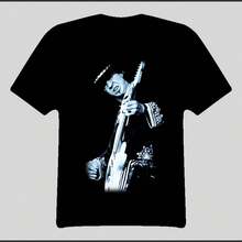 Stevie Ray Vaughan Guitar Legend T Shirt - 黑色 - 查看 1