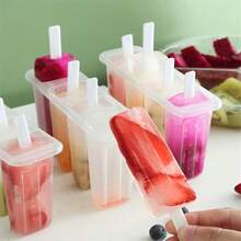 1pc Multi-Shape Reusable Popsicle Mold With Lid, Suitable For Homemade Popsicles, Ice Cream, Jelly And Summer Party Snacks, Home Kitchen Freezer Mold - Random Color/style - View 5
