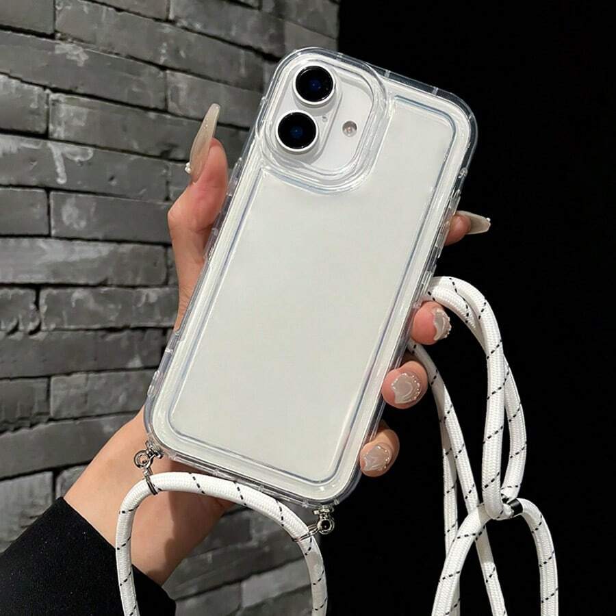 这款挂绳手机壳兼容 17/16/11/12/13/14/15/15 Pro/15 Plus/15 Pro Max/7 Plus/8 Plus/X/Xs Max/Xr/11 Pro/12 Pro/13 Pro/14 Pro/12 Mini/13 Mini/11 Pro Max/12 Pro Max/13 Pro Max/14 Pro Max/14 Plus/6/6s/6 Plus/7/8/16 Pro/16 Plus/16 Pro Max/16e/17 Pro/17e/AIR/17 Pro Max/SE 以及 Galaxy/A54/A14/A12/A13/A15/A32/A33/A24/A52S/S20/S21/S22/S23/S24/S23 Plus/S24。 Ultra/S25/A15/A33/A23/S26/S26 Plus/S26 Ultra - 無色 - 查看 1