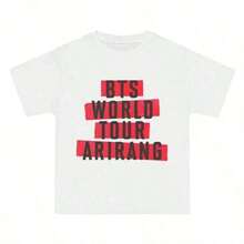 World Tour Arirang T-Shirt |       K-Pop Concert Tee - Black - View 6