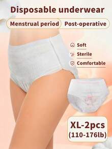 Pachet 2/15/16 buc, absorbante igienice confortabile, lenjerie intimă de protecție, chiloți menstruali, lenjerie intimă de unică folosință, non-legante, antiderapante, design cu talie înaltă, moi și confortabile, chiloți igienici peste noapte, ultra-subțiri și respirabili, etanși, absorbție rapidă, vă ajută să dormiți bine, potriviți pentru călătorii de afaceri, ieșiri, perioada menstruală, potriviți și pentru femeile postpartum și persoanele în vârstă. - Pantaloni de noapte - Vizualizare 12