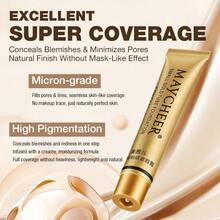 Small Tube High Coverage Concealer, Hides Acne Marks, Dark Circles, Tattoos, Long-Lasting Waterproof Foundation Cream - Multicolor - View 9