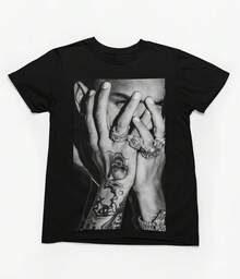 Men T-Shirts - Black - View 7