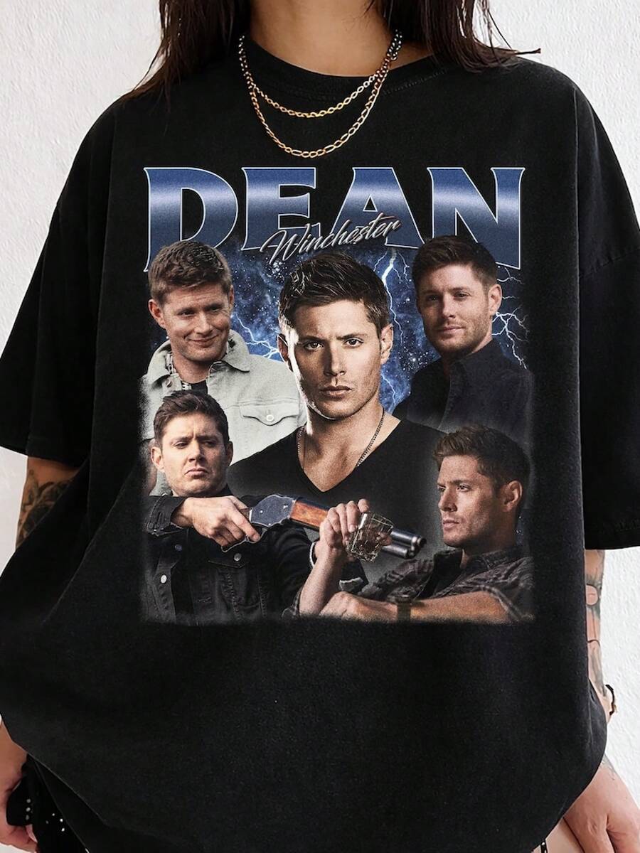 Dam-T-shirts - Svart - Visa 1