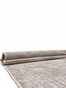 Modena Scandinavian Washable Chenille Rug With Fringes, Non-Slip Backing For Hallway, Living Room, Lounge And Kids Room - Rust Brown - View 6