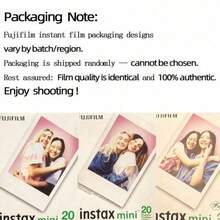 FujiFilm Instax Mini Film mini 白邊膠卷 通用 mini 相機一次成像相紙 隨身拍照留念創意膠卷 高清顯色便攜 - 查看 11