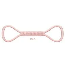 1pc 8-Shaped Silicone Resistance Band, Elastic Shoulder Stretcher With Non-Slip Handles, Odorless High Elasticity Yoga Strap For Home Workout To Improve Rounded Shoulders, Slim Arms, Chest Expansion - Multicolor - View 8