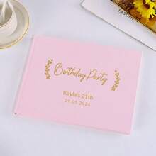 Buku Pesan Horizontal Kustom, Dipersonalisasi, Cocok untuk Pesta Ulang Tahun ke-16, 18, 30, 40, 50, 60, 70, dan 80, Cocok untuk Pria dan Wanita, Album Foto, Buku Tamu, Hadiah Ulang Tahun, Hadiah yang Berkesan - MultiWarna - View 39