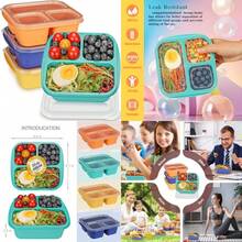 Lunch Box Sets - Bright Y/O/G/B - View 1