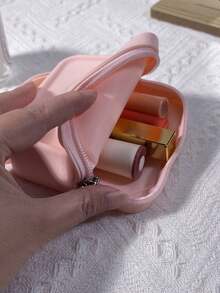 1pc Multifunctional Data Cable Storage Bag With Goddess Portrait, Mobile Phone Digital Electronic Accessories, Earphone Protection Bag, Portable Storage Bag, Makeup Storage Bag, Beauty Tool Storage, Waterproof Storage Bag, Silicone Material, Easy To Carry, Suitable For Bathroom Storage, Travel, Business Trip, Seaside Vacation, Is A Great Choice For Graduation Gifts And Birthday Gifts - Multicolor - View 3