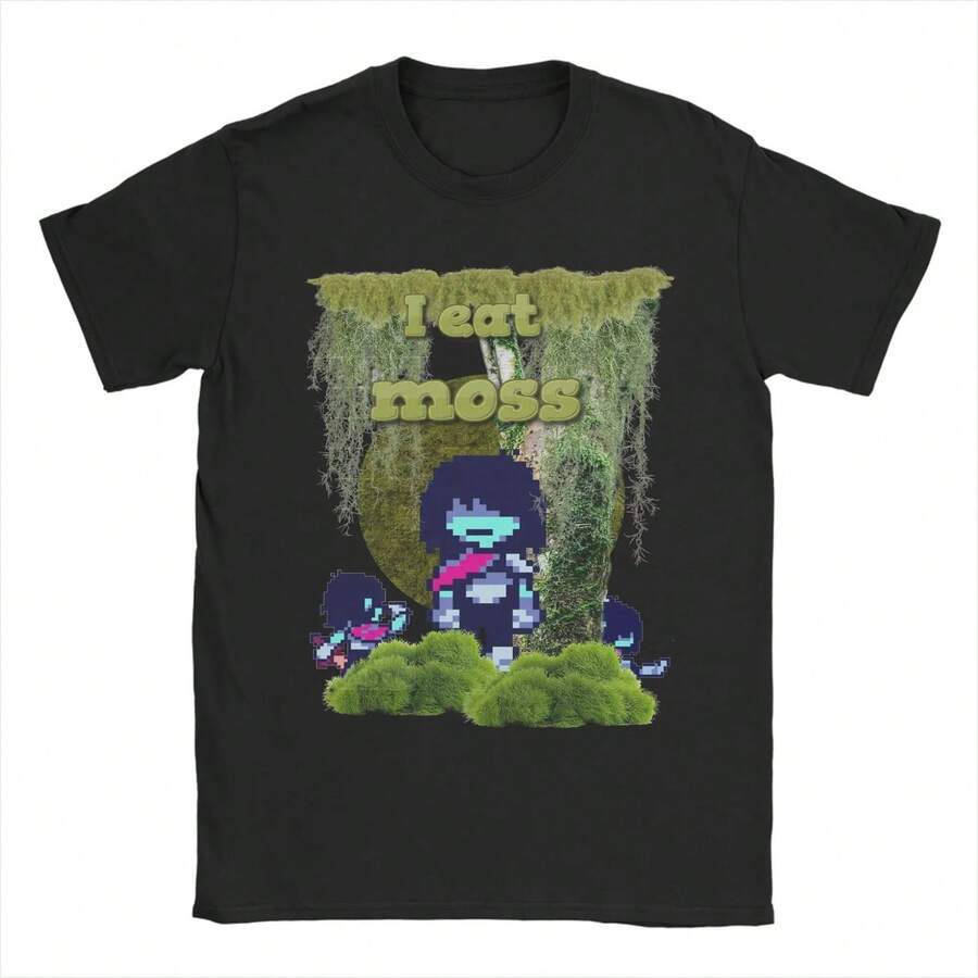 Eat MO1SS Kris A1pparel M1en WoM1en T Shirts Pure Cotton T1EE New Arrival Tshirt Clot1hing Camiseta de algodón suave de 220 g para hombres y mujeres, hecha de tela premium duradera y agradable para la piel con un tacto suave, adecuada para todas las formas corporales y para uso diario. Tops casuales transpirables y ligeros, conjuntos elegantes a juego para otoño, perfectos para la vida diaria, actividades al aire libre, vies, vacaciones y varias fiestas temáticas durante todo el año. - Negro - Ver 1