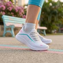 Women's Valente Walking Gym Training Shoes Promotion - 白色 水綠色 - 查看 5