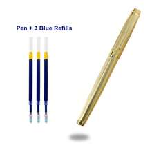 One Pen 奢华镀金金属圆珠笔 / 可替换笔芯 / 0.5mm / 优雅商务签名笔 / 适用于行政办公室 / 男女皆宜的专业礼品笔。 - 筆 - 查看 10