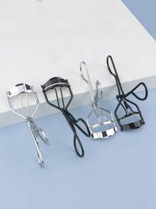 1pc High Quality Stainless Steel Eyelash Curler, Precise Control For Long-Lasting Curl, Suitable For Daily Makeup Use - Multicolor - View 4