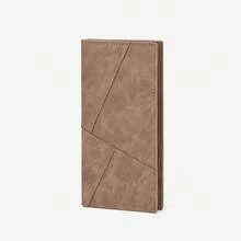 Crazy Horse Leather Men's Wallet, Fashionable Clutch Bag, Large Capacity Coin Purse And Card Holder - Coffee Brown - View 4
