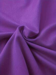 Talla Grande - Talla Grande - Camiseta para Mujer, con Estampado de Gato y Corazón, Estampado de Letras, Talla Grande, Cuello Redondo - Morado - Ver 4