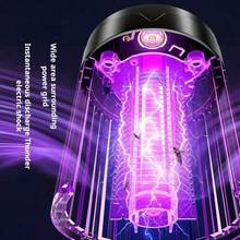 SOKANY USB-Powered Mosquito Lamp - Purple Light, Desktop + Wall-Mounted Combo. UV Light Attracts Mosquitoes, 360° Wide-Angle Silent Protection, ABS Material, Suitable For Outdoor And Bedroom Use, Essential For All Seasons, Effective Mosquito Repellent. - Black - View 6