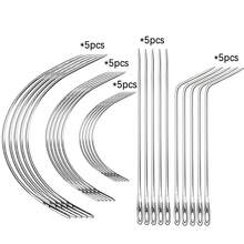Bộ 25 kim cong, kim may tay cong bền chắc hình chữ C dùng cho các dự án may vá DIY, sửa chữa da, thảm, vải bố, dệt thủ công. - Xem 1