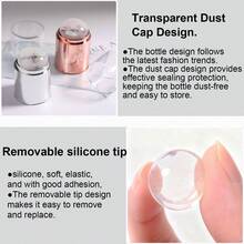 Bộ dụng cụ dập móng nghệ thuật bằng silicon có thể tháo rời (2 cái/1 cái) | Dụng cụ dập móng nghệ thuật bằng silicon chất lượng cao kèm dụng cụ gạt, siêu dính, hình in rõ nét, dụng cụ dập móng nghệ thuật đa chức năng dành cho tiệm làm móng DIY. - Nhiều màu - Xem 4