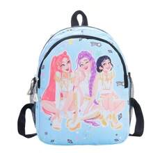 Hasbro 1个卡通K-POP：女巫狩猎少女组合学生背包，时尚印花儿童大容量书包 - 彩色 - 查看 9
