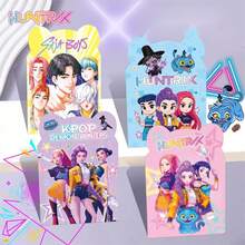 1 tập giấy ghi chú hình nhân vật anime, thiết kế dễ thương, tự dính, phù hợp cho học sinh, fan K-Pop và lên kế hoạch hàng ngày (Mẫu ngẫu nhiên) - Nhiều màu - Xem 3