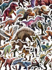 50 miếng dán khủng long kỷ Jura, miếng dán khủng long bạo chúa Tyrannosaurus Rex, thích hợp để tự trang trí điện thoại, máy tính, bình nước và sách. - 50 cái - Xem 1