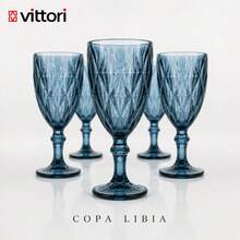 Juego de Copas Vittori – Elegancia que se siente - Azul Cobalto - Ver 1