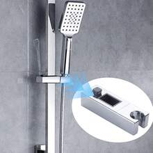Tatukiko ABS Replacement Part, Sturdy Bathroom Shower Installation Bracket, Adjustable Shower Rod Head Slider Support Base - Silver - View 2