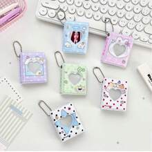 Album ảnh hoạt hình chấm bi nguyên bản 1 inch, album ảnh thẻ, album ảnh ID, mặt dây chuyền lưu trữ, album ảnh nhỏ hình ngôi sao đuổi theo. - nhiều màu - Xem 8