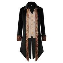 Stage Dance Wear - Frock Coat Black - View 9