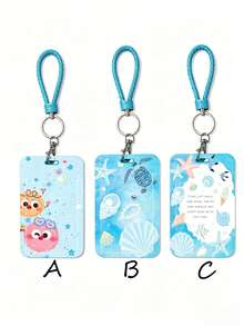 1 chiếc dây đeo cổ họa tiết hoa hướng dương thời trang - Dây đeo cổ bằng vải bền chắc kèm móc khóa và dây đeo điện thoại hình bướm, móc khóa giữ thẻ. - Nhiều màu - Xem 12