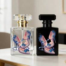 1.69oz Glass Spray Bottle, Refillable Mini Perfume Atomizer, Empty Travel Bottle With Ornate Dreamy Printed Cosmetic Container. A Perfume Set Suitable For Office, Dates, Leisure, And Entertainment Occasions, And An Ideal Choice For A Surprise Perfume - 50ml - View 4
