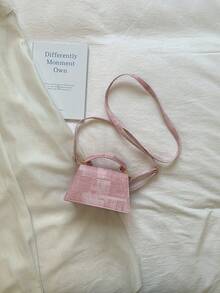 Retro Plaid Mini Handbag, Multiple Colors Available, Crossbody Bag, Sweet & Cool Style Versatile Small Square Bag - Multicolor - View 8