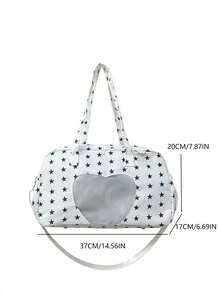 Korean Style Slouchy Minimalist Underarm Bag Niche Design Large Capacity Tote Bag Fashion Commute Outing Handheld Shoulder Tote Bag For Women - White - View 6