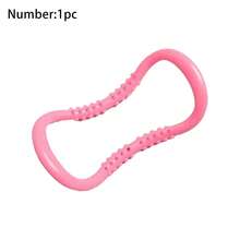 Set de 7 piezas multifuncional para fitness en casa y yoga, banda de resistencia en forma de 8, anillo de yoga para estiramiento, banda de resistencia para adelgazar, banda de estiramiento de yoga, colchoneta de soporte, equipo de fitness para modelar el Body, equipo deportivo completo para entrenamiento de Pilates en casa. - Rosa - Ver 20
