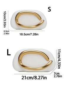 Classic Round Box Clutch Bag, Mini Vintage Metal Handle & Chain Shoulder Bag - White - View 3