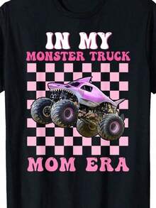 In My Monster Truck Mom Era Monster Truck Are My Jam T-Shirt - Màu xanh lam - Xem 1