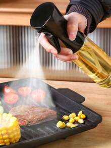 Leak-Proof Oil Spray Bottle, Refillable And Reusable Olive Oil Sprayer, Suitable For Cooking, Air Fryer And Kitchen Use - Press-type Fuel Dispenser - View 1