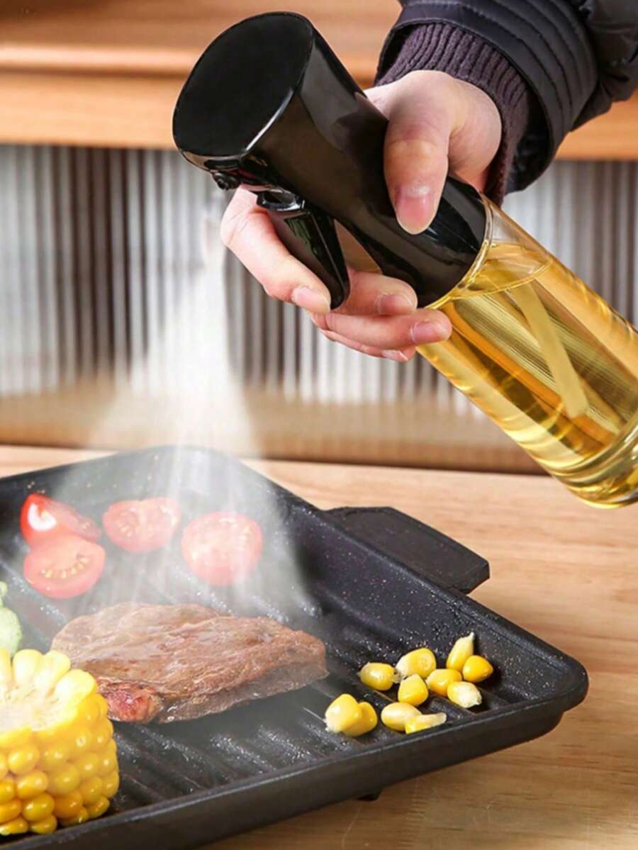Leak-Proof Oil Spray Bottle, Refillable And Reusable Olive Oil Sprayer, Suitable For Cooking, Air Fryer And Kitchen Use - Press-type Fuel Dispenser - View 1